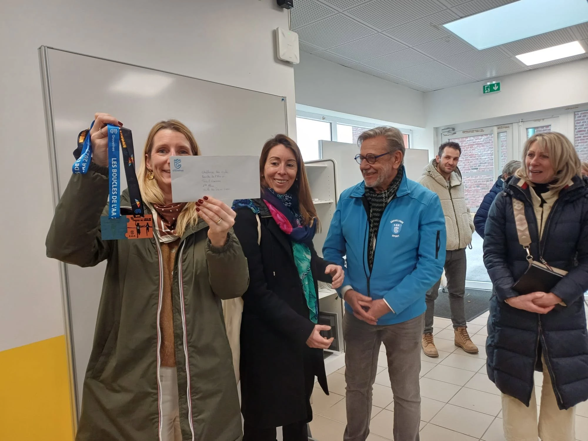 Remise du Challenge des Écoles, en lien avec les Boucles de l'Aa